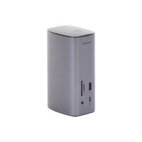 HUB USB-C (Docking Revodok Pro) 12 en 1 | 2 USB-A 3.0 | 1 USB-C PD Carga 100W | 1 USB-A 3.1 | 1 USB-C 3.1 | HDMI 4K | HDMI 8K Ultra HD | Display Port 4K | RJ45 (Gigabit) | Lector Tarjeta SD + Micro SD (TF) | Jack Audio 3.5mm.