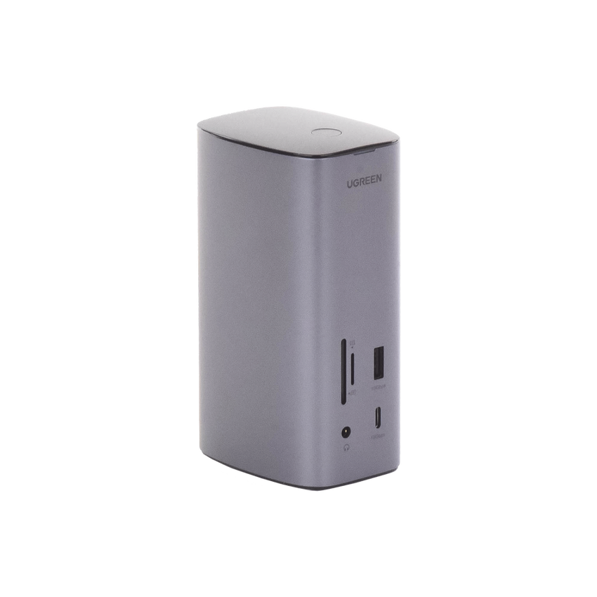 HUB USB-C (Docking Revodok Pro) 12 en 1 | 2 USB-A 3.0 | 1 USB-C PD Carga 100W | 1 USB-A 3.1 | 1 USB-C 3.1 | HDMI 4K | HDMI 8K Ultra HD | Display Port 4K | RJ45 (Gigabit) | Lector Tarjeta SD + Micro SD (TF) | Jack Audio 3.5mm.