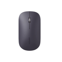 Mouse inalámbrico 2.4 GHz | Ultra Delgado y Silencioso | DPI 1000/1600/2000/4000 (Ajustable)  | Alcance 10m | Scroll de Aluminio | Adaptable a diferentes superficies | Diseño suave al tacto | Contiene Receptor USB | Color Negro.