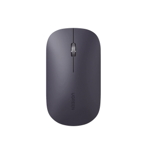Mouse inalámbrico 2.4 GHz | Ultra Delgado y Silencioso | DPI 1000/1600/2000/4000 (Ajustable)  | Alcance 10m | Scroll de Aluminio | Adaptable a diferentes superficies | Diseño suave al tacto | Contiene Receptor USB | Color Negro.