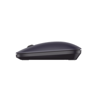 Mouse inalámbrico 2.4 GHz | Ultra Delgado y Silencioso | DPI 1000/1600/2000/4000 (Ajustable)  | Alcance 10m | Scroll de Aluminio | Adaptable a diferentes superficies | Diseño suave al tacto | Contiene Receptor USB | Color Negro.