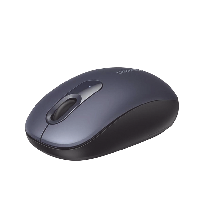 Mouse Inalámbrico 2.4G 800/1200/1600/2400 DPI | Función de 3 botones | Alcance 10m | Silencioso |  Ergonómico | Anti-caída y Anti-interferencias | Batería Alcalina AA incluida  | Midnight Blue.