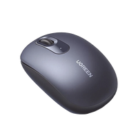 Mouse Inalámbrico 2.4G 800/1200/1600/2400 DPI | Función de 3 botones | Alcance 10m | Silencioso |  Ergonómico | Anti-caída y Anti-interferencias | Batería Alcalina AA incluida  | Midnight Blue.