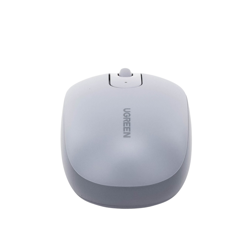 Mouse Inalámbrico 2.4G 800/1200/1600/2400 DPI | Función de 3 botones | Alcance 10m | Silencioso |  Ergonómico | Anti-caída y Anti-interferencias | Batería Alcalina AA incluida  | Color Grey.
