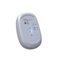 Mouse Inalámbrico 2.4G 800/1200/1600/2400 DPI | Función de 3 botones | Alcance 10m | Silencioso |  Ergonómico | Anti-caída y Anti-interferencias | Batería Alcalina AA incluida  | Color Dusty Blue.
