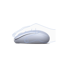 Mouse Inalámbrico 2.4G 800/1200/1600/2400 DPI | Función de 3 botones | Alcance 10m | Silencioso |  Ergonómico | Anti-caída y Anti-interferencias | Batería Alcalina AA incluida  | Color Dusty Blue.