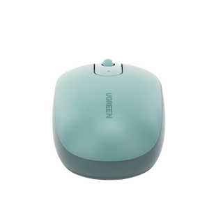 Mouse Inalámbrico 2.4G 800/1200/1600/2400 DPI | Función de 3 botones | Alcance 10m | Silencioso |  Ergonómico | Anti-caída y Anti-interferencias | Batería Alcalina AA incluida  | Color Green.