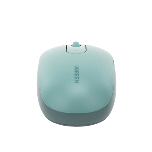 Mouse Inalámbrico 2.4G 800/1200/1600/2400 DPI | Función de 3 botones | Alcance 10m | Silencioso |  Ergonómico | Anti-caída y Anti-interferencias | Batería Alcalina AA incluida  | Color Green.