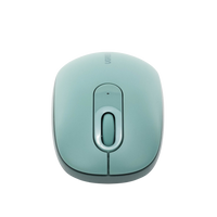 Mouse Inalámbrico 2.4G 800/1200/1600/2400 DPI | Función de 3 botones | Alcance 10m | Silencioso |  Ergonómico | Anti-caída y Anti-interferencias | Batería Alcalina AA incluida  | Color Green.