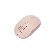 Mouse Inalámbrico 2.4G 800/1200/1600/2400 DPI | Función de 3 botones | Alcance 10m | Silencioso |  Ergonómico | Anti-caída y Anti-interferencias | Batería Alcalina AA incluida  | Color Dusty Pink.