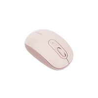Mouse Inalámbrico 2.4G 800/1200/1600/2400 DPI | Función de 3 botones | Alcance 10m | Silencioso |  Ergonómico | Anti-caída y Anti-interferencias | Batería Alcalina AA incluida  | Color Dusty Pink.
