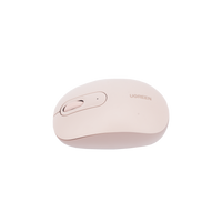 Mouse Inalámbrico 2.4G 800/1200/1600/2400 DPI | Función de 3 botones | Alcance 10m | Silencioso |  Ergonómico | Anti-caída y Anti-interferencias | Batería Alcalina AA incluida  | Color Dusty Pink.