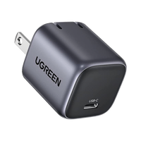 Cargador Mini de 30W serie Nexode | 1 USB-C de Carga Rápida | Tecnología GaN II | Power Delivery 3.0 | Quick Charge 4.0 | Carga Inteligente | Múltiple Protección | Mayor Eficiencia Energética | Tamaño Compacto.