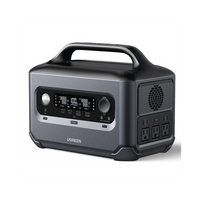 Estación de Energía Portátil 600W (680Wh) | 5 AC 600 W | 2 USB-C 100W | 2 USB-A 22.5 W | 1 Toma de Encendedor |  2 Salidas CC5521 | BMS | WIFI | Bluetooth | APP |  Tipo LiFePo4 |  Ciclo de vida 3000.