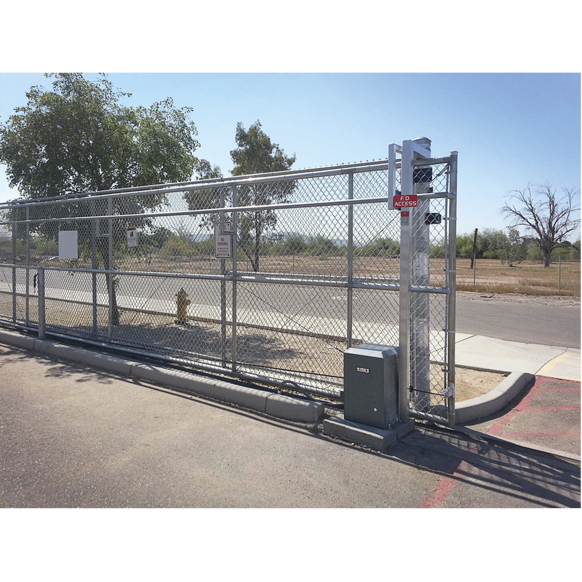 Operador para puertas corredizas de hasta 450 kg y 9 Metros de Longitud / Incluye 6 Metros de Cadena / Equipo de Uso  Continuo