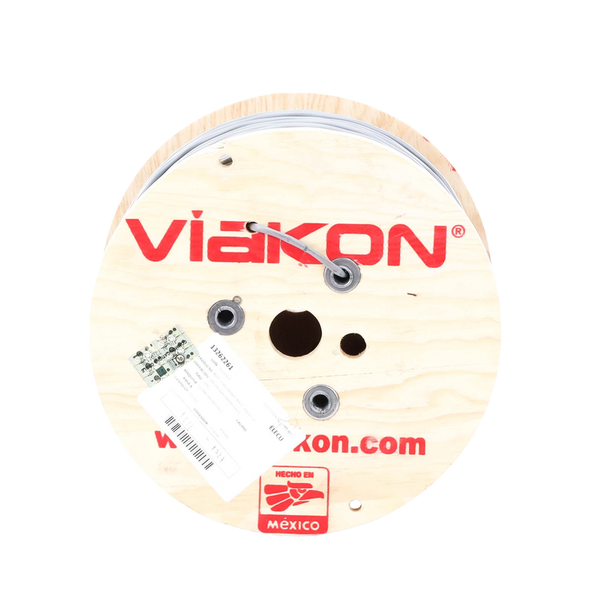 Cable 2 x 18 AWG / Blindado / 305 Metros (1000 Pies) / Riser / UL / Color Gris / Hecho en M�xico