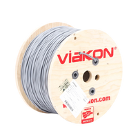 Cable 2 x 18 AWG / Blindado / 305 Metros (1000 Pies) / Riser / UL / Color Gris / Hecho en M�xico