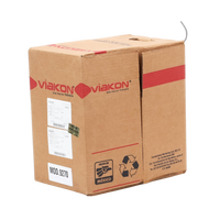 Bobina de 305 Metros (1000 Pies) / Cable de Cobre / 4 X 18 AWG / Tipo Alarmas UL / Para Interior / Color Gris / Para Aplicaciones de Alarmas de Intrusi�n / Interfonos / TV Porteros / y Multi-Prop�sito / Hecho en M�xico
