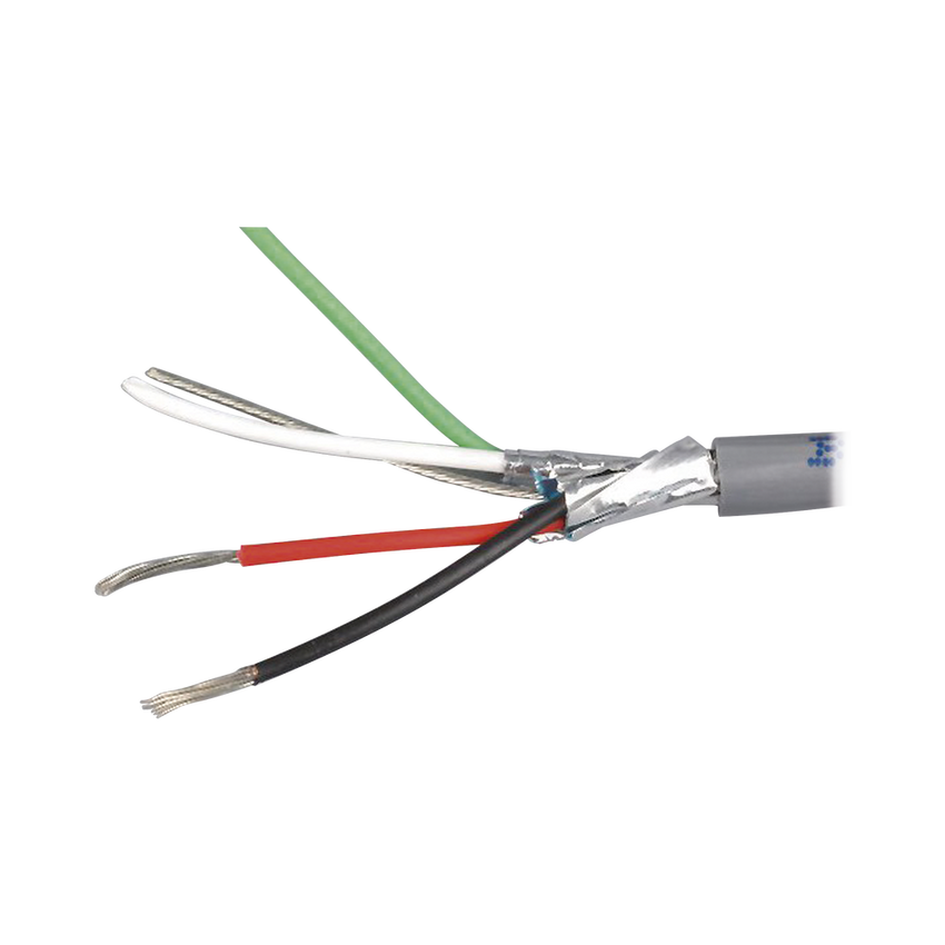 Cable 4 x 18 AWG / Blindado / 305 Metros (1000 Pies) / Riser / UL / Color Gris / Hecho en M�xico