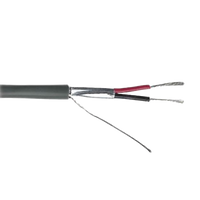 Cable Calibre 22 / 2 Conductores / Blindado / 305 Metros / Riser / UL / Color Gris / Hecho en México