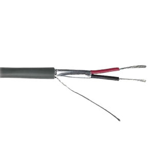 Cable Calibre 22 / 2 Conductores / Blindado / 305 Metros / Riser / UL / Color Gris / Hecho en México