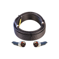 Jumper Coaxial con Cable Wilson-400 | Conector N Macho en los extremos | 30.48 metros de longitud.