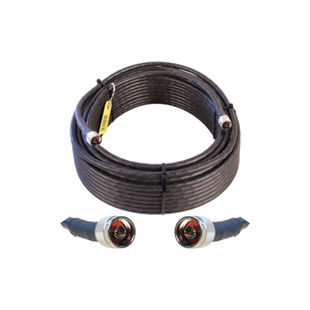 Jumper Coaxial con Cable Wilson-400 | Conector N Macho en los extremos | 30.48 metros de longitud.