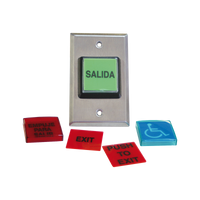 Botón de Salida / MÚLTIPLES Placas/ Luz LED /2 Años Garantia
