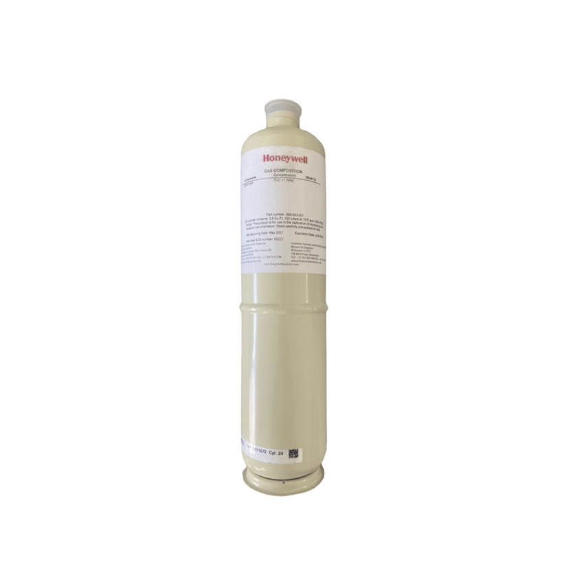 Cilindro Para Calibración De Hidrogeno H2/Air, Balance Aire, Concentración 50% LEL, Capacidad 103 L, Dimensiones 5/8" x 18" Para Serie XNX/XCD/S3K Gases Combustibles