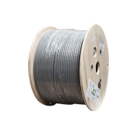 Bobina de Cable Blindado F/UTP de 4 Pares, Z-MAX, Cat6A, Soporte de Aplicaciones 10GBase-T, CM, Color Gris, 305m