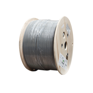 Bobina de Cable Blindado F/UTP de 4 Pares, Z-MAX, Cat6A, Soporte de Aplicaciones 10GBase-T, CM, Color Gris, 305m