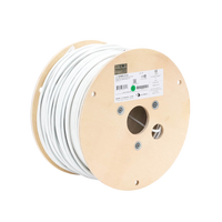 Bobina de Cable Blindado F/UTP de 4 Pares, Z-MAX, Cat6A, Soporte de Aplicaciones 10GBase-T, CM, Color Blanco, 305 Metros (1000 Pies)