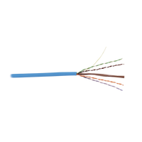 Bobina de Cable UTP Reelex, de 4 Pares, Desempeño Cat6, LS0H (Bajo Humo, Cero Halógenos), Color Azul, 24 AWG, 305 Metros (1000 Pies)