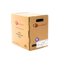 Bobina de Cable UTP Reelex, de 4 Pares, Alto Desempeño Cat6, LS0H (Bajo Humo, Cero Halógenos), Color Violeta, 23 AWG, 305 Metros (1000 Pies)