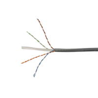 Bobina de Cable UTP Reelex, de 4 Pares, Desempeño Cat6, PVC (CM), Color Gris, 24 AWG, 305 Metros (1000 Pies)