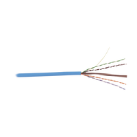 Bobina de Cable UTP Cat6, 23 AWG de 4 Pares, Alto Desempeño, PVC (CMR), 305 Metros (1000 Pies) Reelex (Color: Azul)