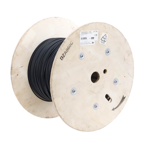 Cable de Fibra Óptica de 6 Hilos, Interior/Exterior, Tight Buffer, No Conductiva (Dieléctrica), LS0H, Multimodo OM4 50/125 Optimizada, 1 Metro (3.28 Pies)