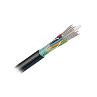 Cable de Fibra Óptica de 12 Hilos, OSP (Planta Externa), No Armada, Gel, MDPE (Polietileno de Media Densidad), Monomodo OS2, 1 Metro (3.28 Pies)