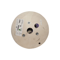 Bobina de Cable Blindado S/FTP de 4 Pares, Cat7A, Inmune a Ruido e Interferencias, LS0H (Bajo Humo, Cero Halógenos), Color Violeta, 305 Metros (1000 Pies)
