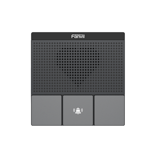 Mini Intercomunicador Wi-Fi para hotelería, hospitales, con diseño elegante, PoE, 3 botones, 1 relevador integrado de salida y entrada.