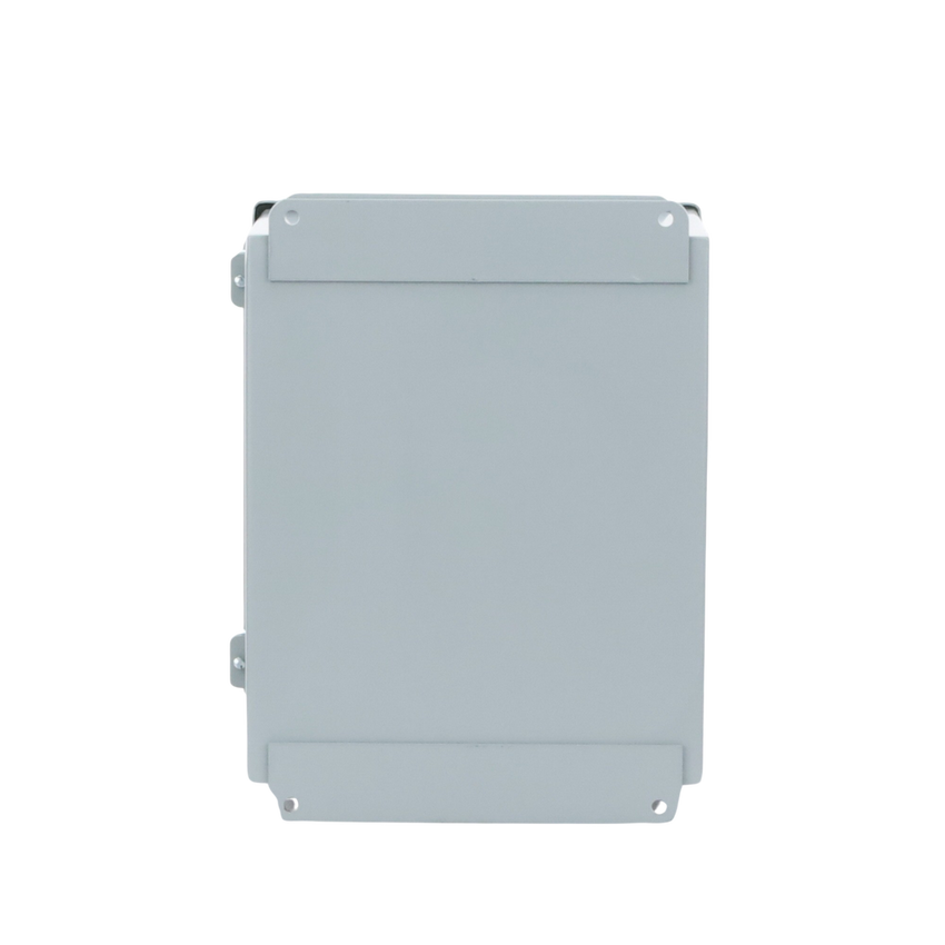 Gabinete de Bisagra Continua NEMA 12; IP66 de Uso en Intemperie, 305 x 254 x 203 mm, De Acero, Color Gris