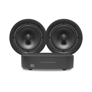 KIT Amplificador VSSL A1X | 2 Bocinas para Plafón de 6in TruAudio PP6