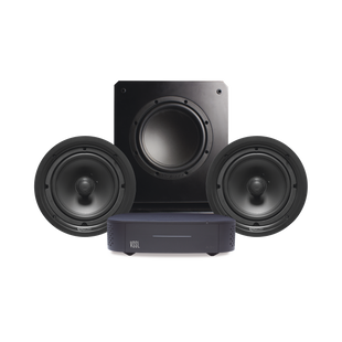 KIT Amplificador VSSL  A1X | 2 Bocinas de Techo TruAudio PP8 |  Subwoofer SS10