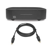 Amplificador una Zona de 2 Canales, 50 W por Canal, Con Cable TOSLINK Incluido, Transmisión por Chromecast, AirPlay, Alexa Cast, Spotify Connect