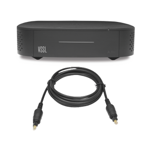 Amplificador una Zona de 2 Canales, 50 W por Canal, Con Cable TOSLINK Incluido, Transmisión por Chromecast, AirPlay, Alexa Cast, Spotify Connect