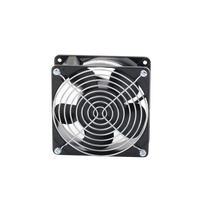 Ventilador Axial Compacto, de 4 Pulgadas, 49 CFM, 115 Vca, De Acero, Color Negro