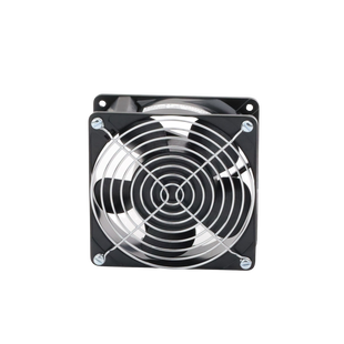 Ventilador Axial Compacto, de 4 Pulgadas, 49 CFM, 115 Vca, De Acero, Color Negro