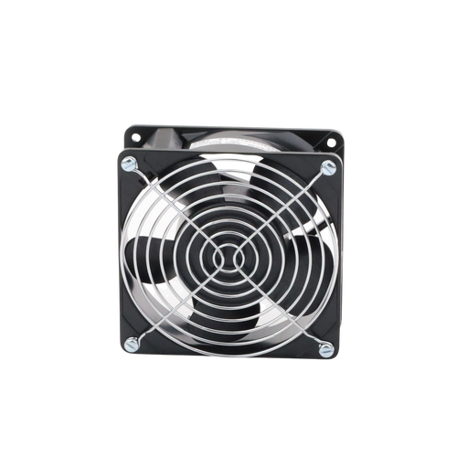 Ventilador Axial Compacto, de 4 Pulgadas, 49 CFM, 115 Vca, De Acero, Color Negro