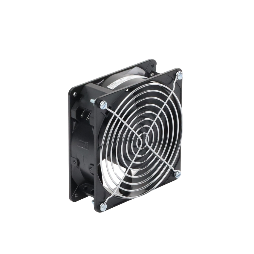 Ventilador Axial Compacto, de 4 Pulgadas, 49 CFM, 115 Vca, De Acero, Color Negro