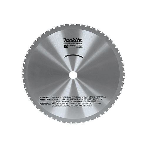 Disco de 12" de 60 Dientes con Puntas de Carburo para Cortar Metal